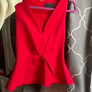Red blaque label shirt in size XS
